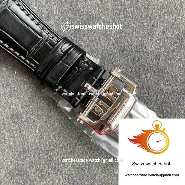 Patek Philippe Nautilus 5726/1A-010 GR Factory Black Leather Strap 6