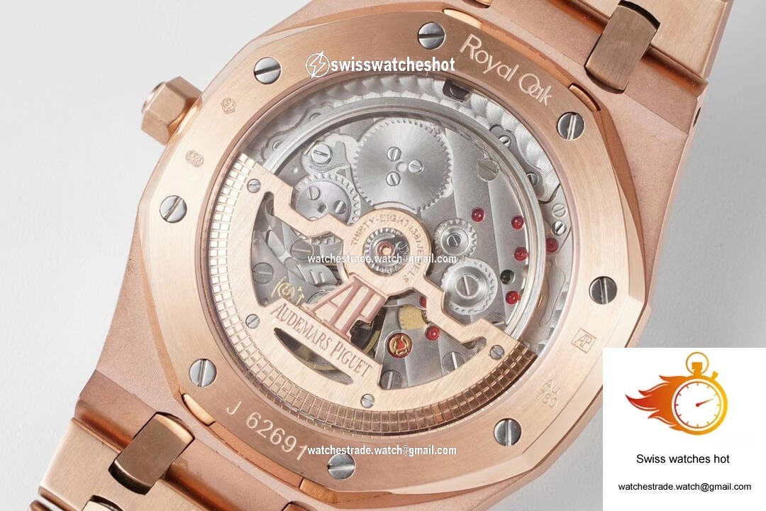 Audemars Piguet Royal Oak 15202OR.OO.1240OR.01 KZ Factory Rose Gold Blue Dial 6