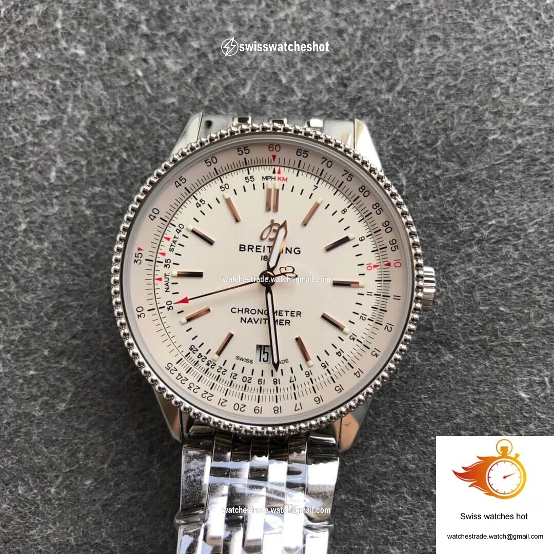 Breitling Navitimer 1 A17326211G1A1 V7 Factory Stainless Steel 6