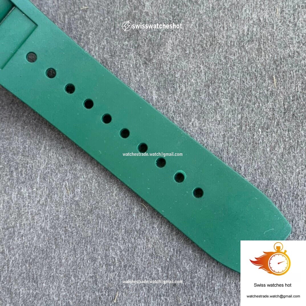 Richard Mille RM035-02 KV Factory V3 Carbon Fiber Green Strap 6