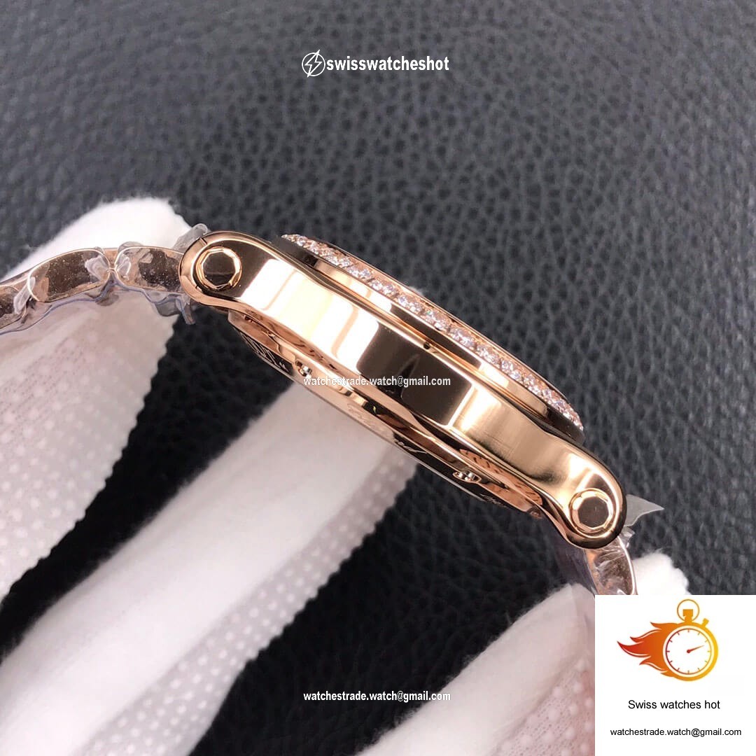 Chopard Happy Diamonds 274808-5015 YF Factory Rose Gold Dark Gray Dial 6