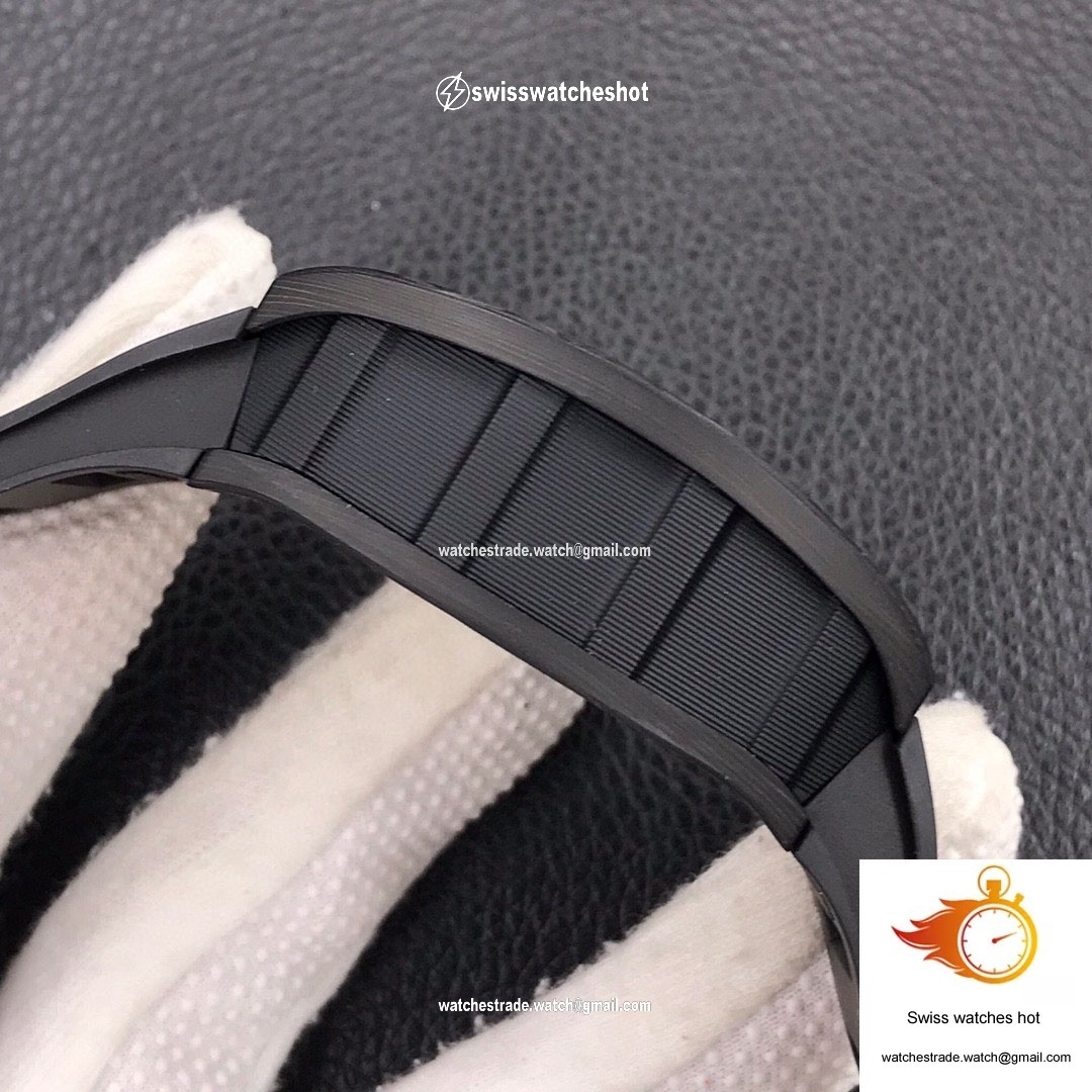 Richard Mille RM-011 KV Factory Forged Carbon Black Strap 6