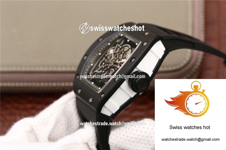 Richard Mille RM055 KV Factory Ceramics Black Strap 6