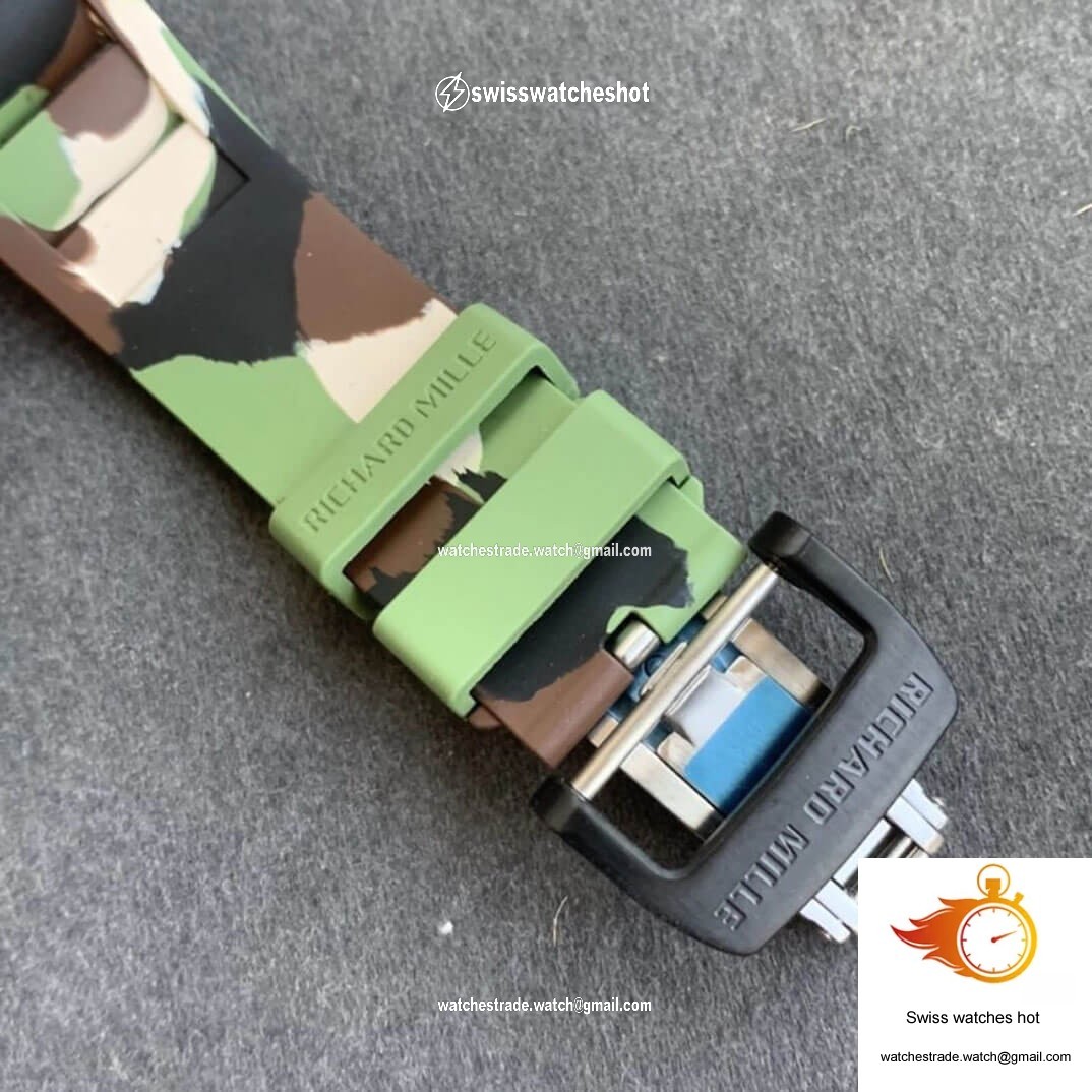 Richard Mille RM35-02 KV Factory V3 Carbon Fiber Camouflage Strap 6