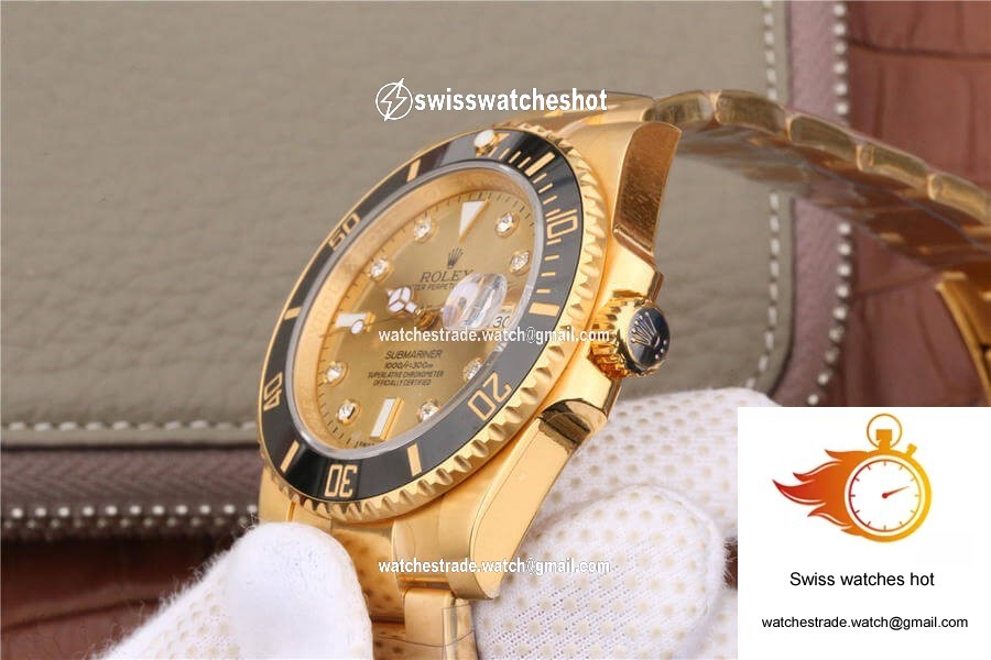 Rolex Submariner 116618 Noob Factory V7 All-Inclusive Gold 6
