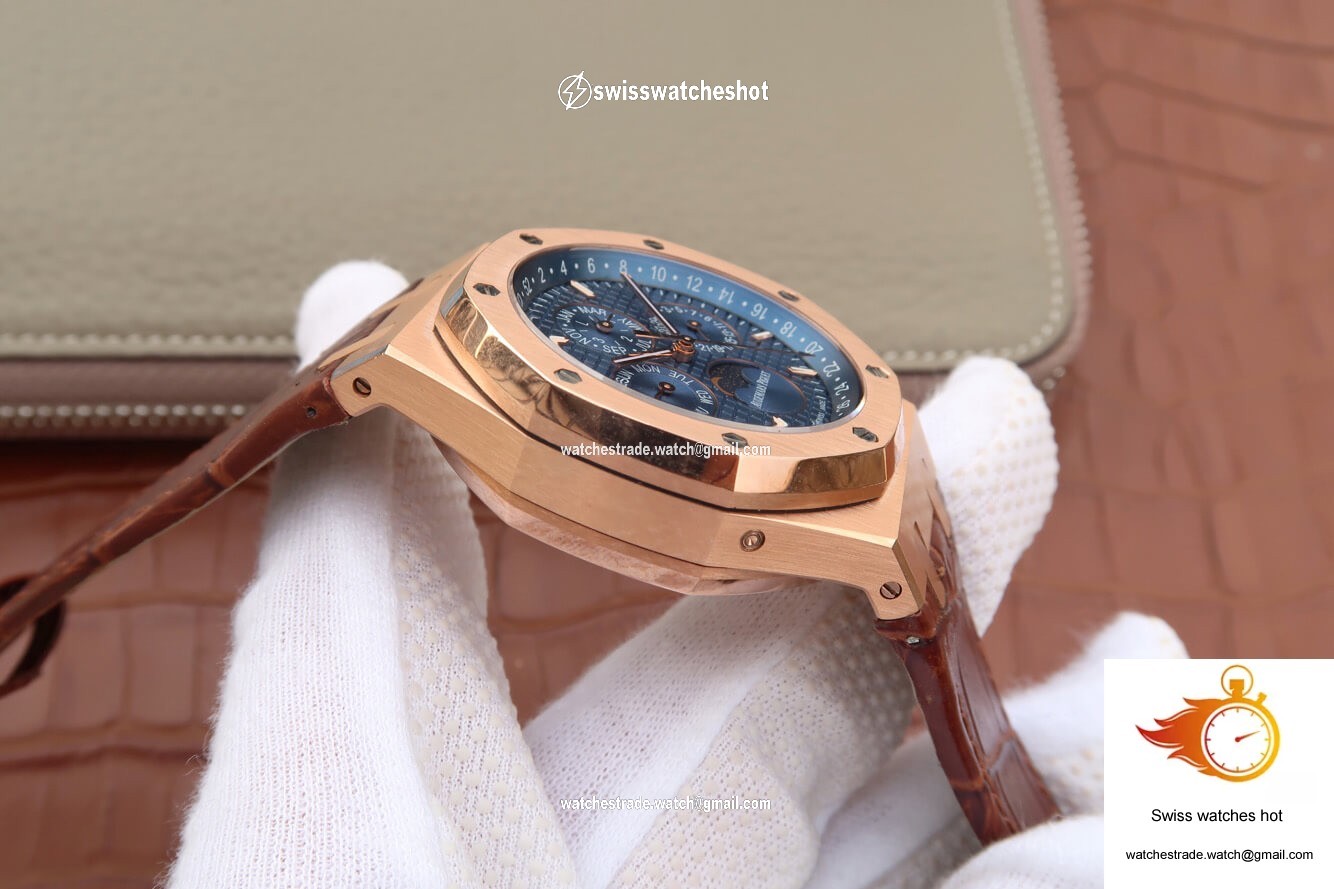 Audemars Piguet Royal Oak Perpetual Calendar 26574 JF Factory Blue Dial 6
