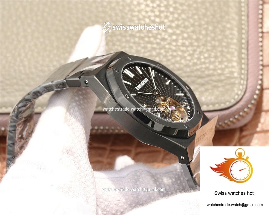 Audemars Piguet Royal Oak Tourbillon Extra Thin 26522CE.OO.1225CE.01 R8 Factory Black Dial 6