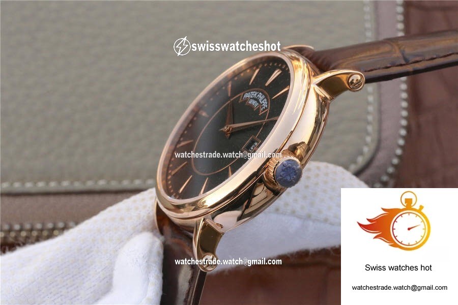 Patek Philippe Calatrava ZF Factory Rose Gold Black Dial 6
