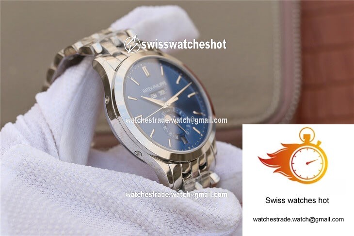 Patek Philippe Complications 5396/1G-001 KM Factory Steel Strap Blue Dial 6