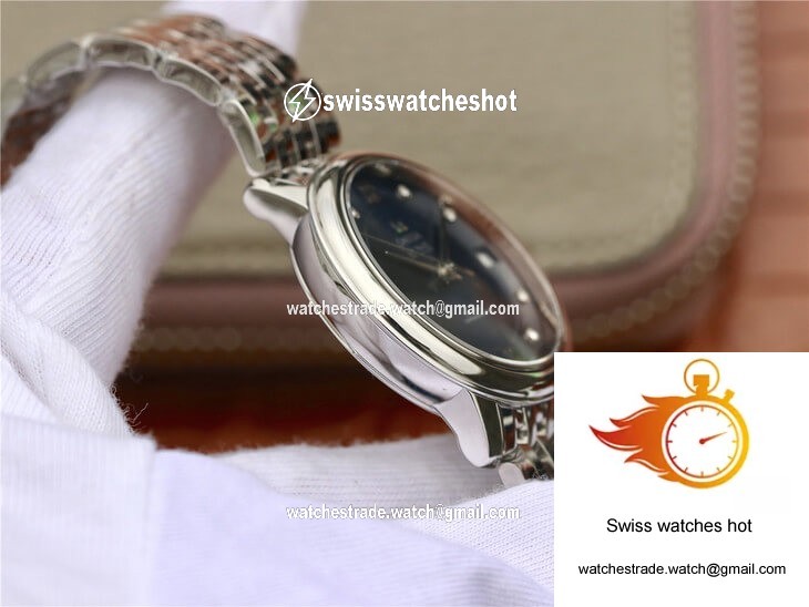 Omega De Ville 424.10.33.20.53.001 MKS Factory Diamond Blue Dial 6