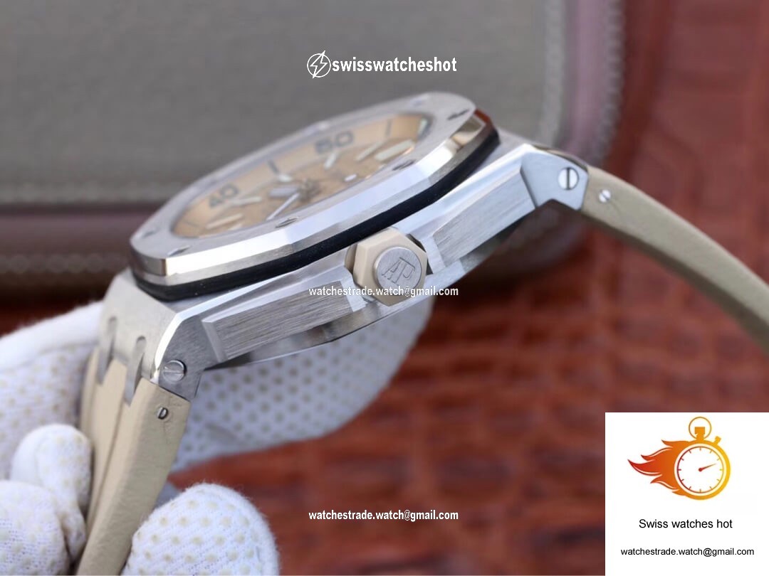Audemars Piguet Royal Oak Offshore 15710ST.OO.A085CA.01 JF Factory Beige Dial 6
