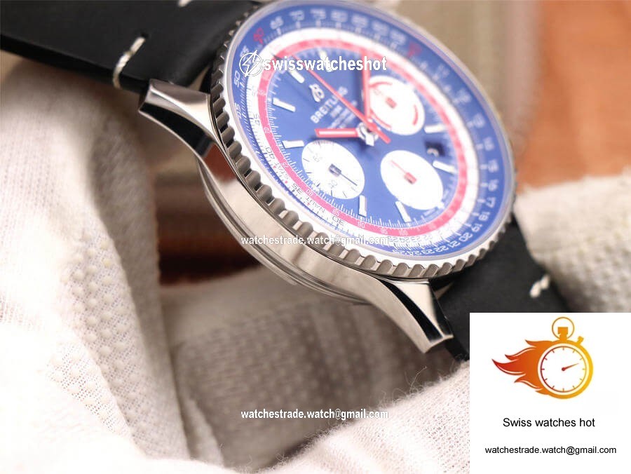 Breitling Navitimer 1 B01 Chronograph 43 Pan Am Edition AB01212B1C1A1 V9 Factory Blue Dial 6