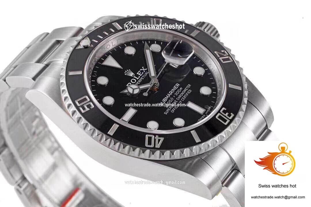 Rolex Submariner 116610LN-97200 ZF Factory Black Dial Stainless Steel Strap 6