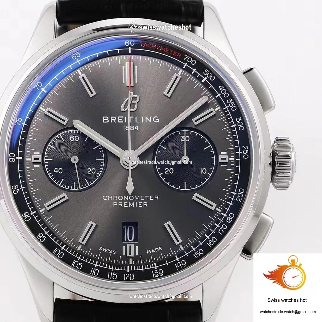 Breitling Premier B01 Chronograph AB0118221B1P1 GF Factory V2 Grey Dial 6