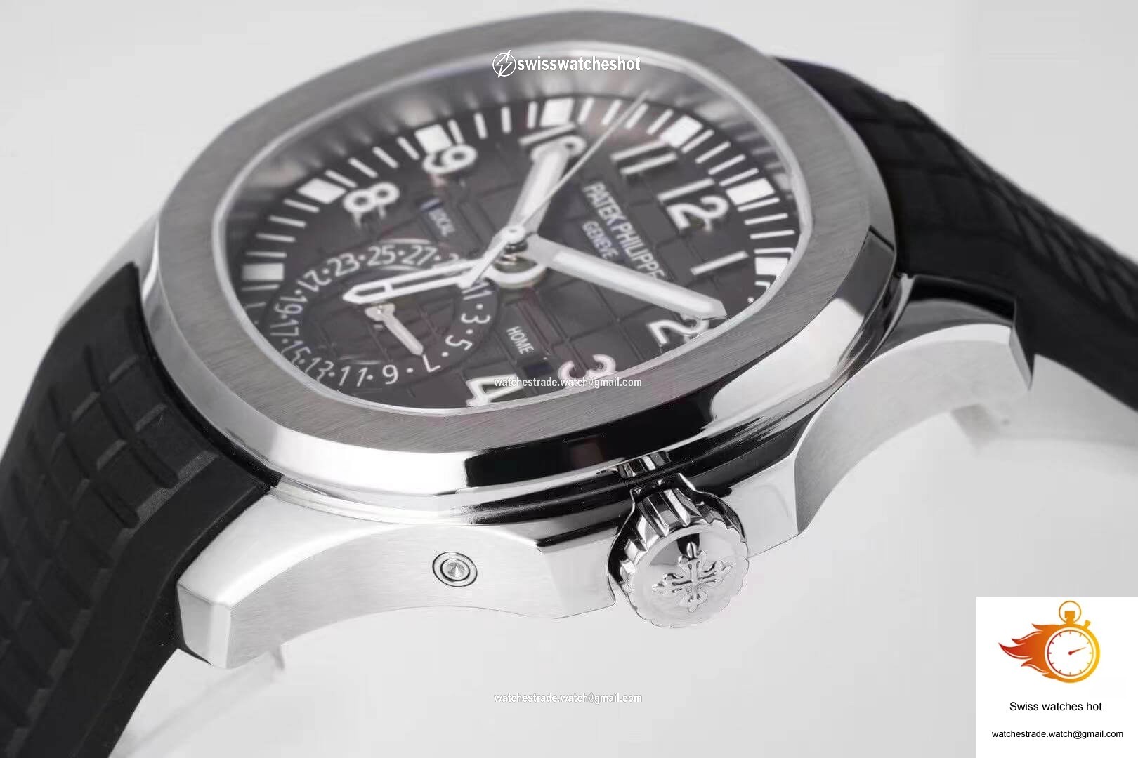 Patek Philippe Aquanaut 5164A-001 ZF Factory Black Dial 6