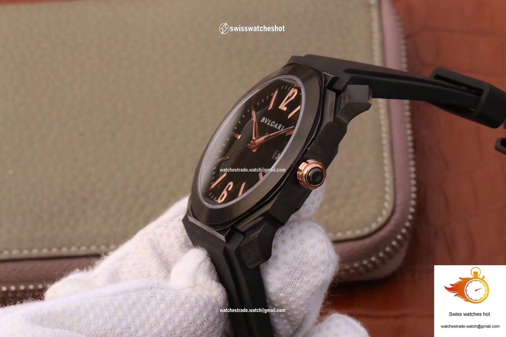 Bvlgari Octo 102581 BGO41BBSVD Black Dial 6