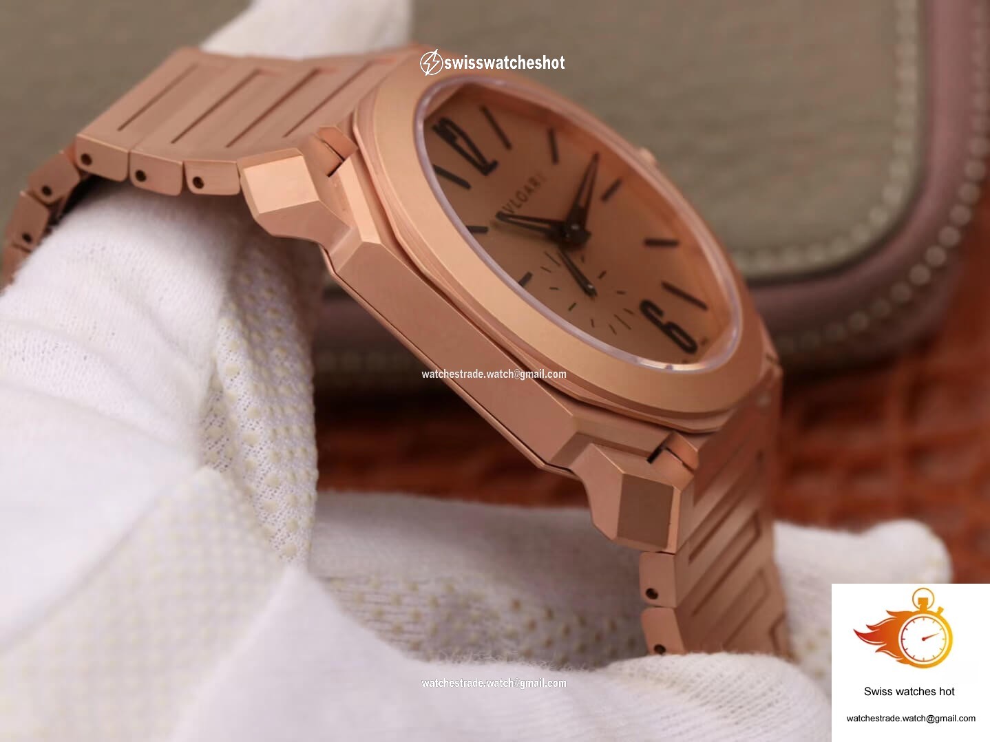 Bvlgari Octo Finissimo 102912 BV Factory Rose Gold Dial 6