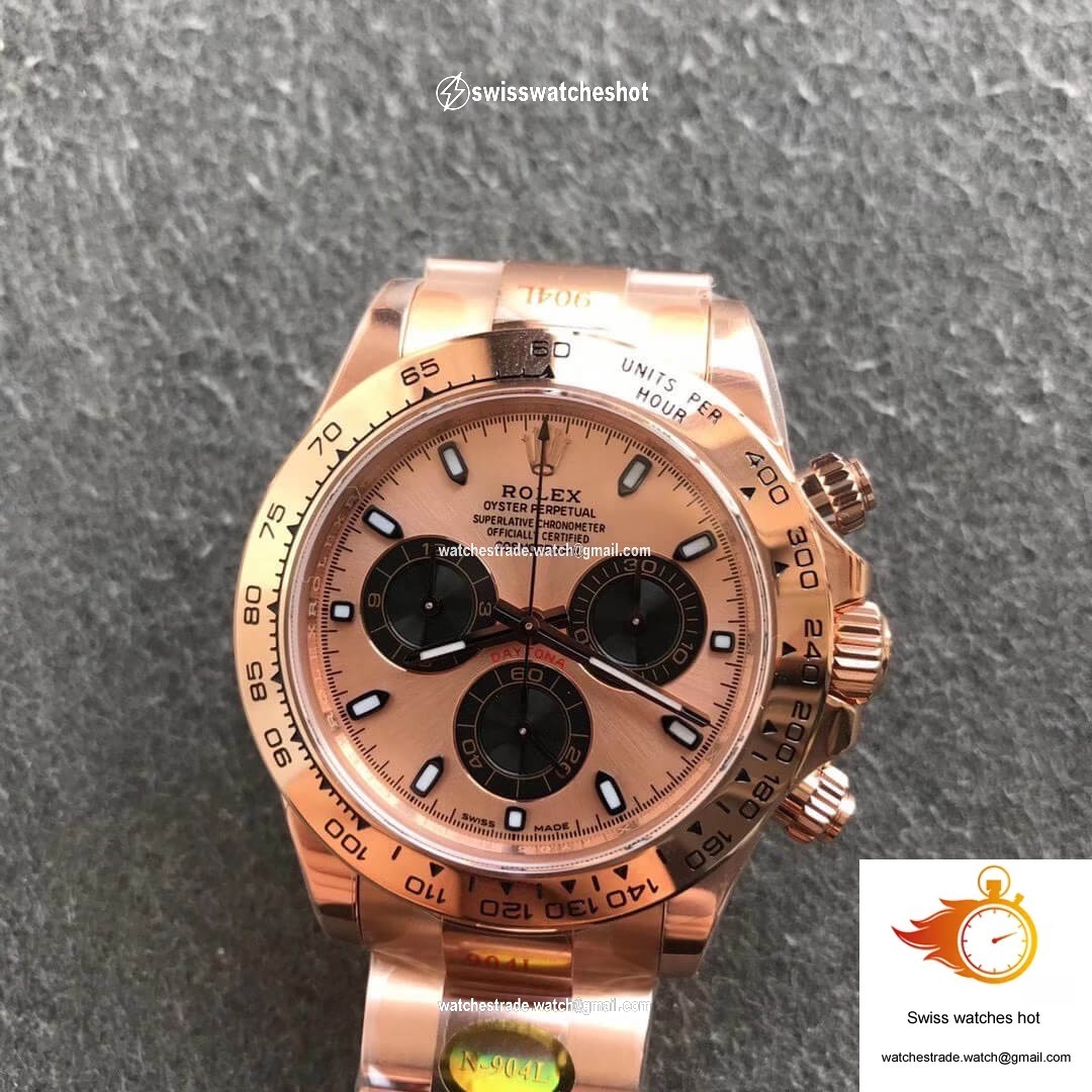 Rolex Daytona m116505-0009 Noob Factory Champagne Dial 6
