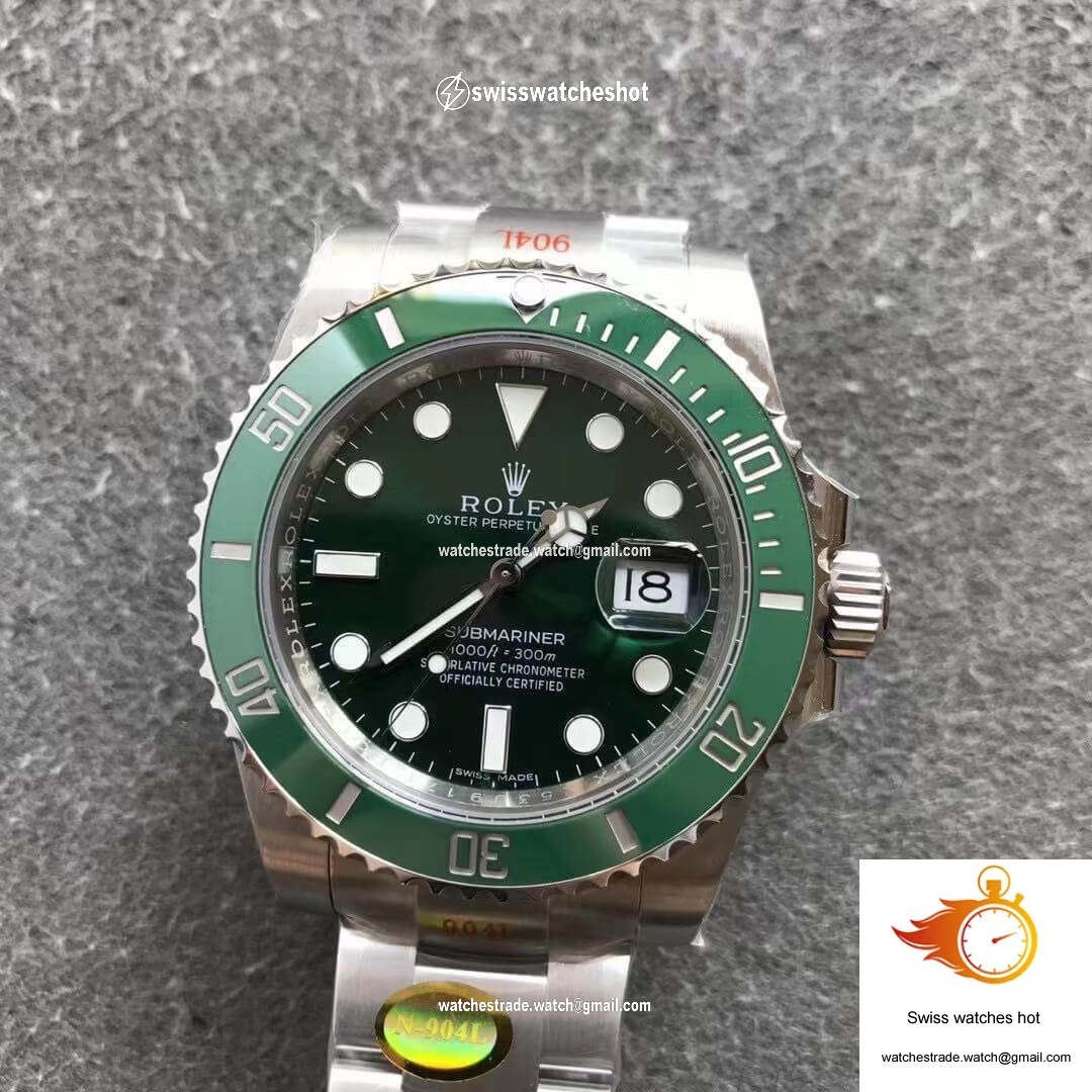 Rolex Submariner 116610LN Noob Factory V12 Green Circle 6