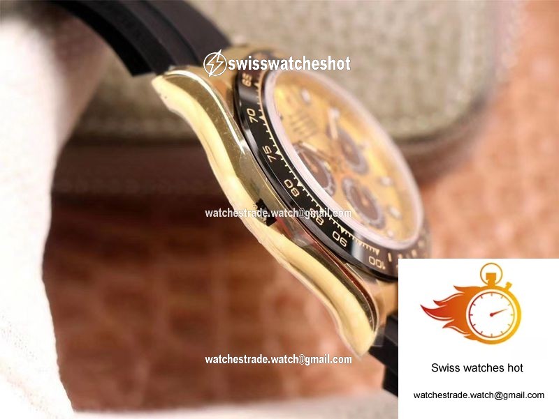 Rolex Daytona M116518LN-0048 Noob Factory Champagne Dial 4130 Movement 6