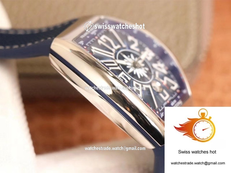 Franck Muller MEN'S Collection V45 SC DT AC BL Yachting ZF Factory Blue Dial 6