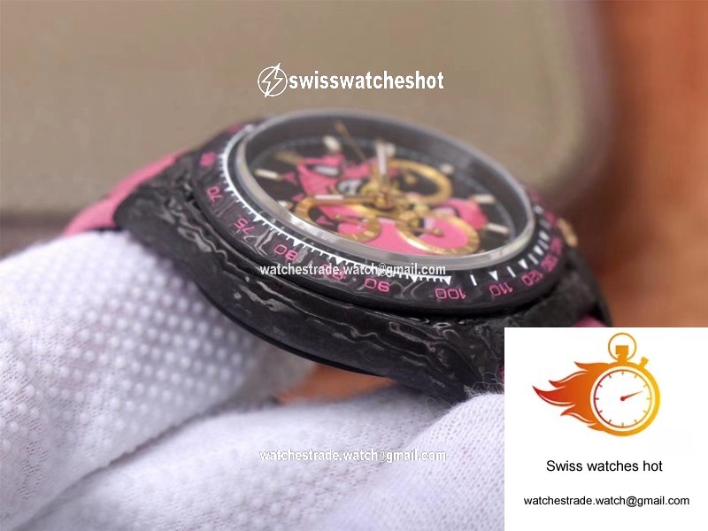 Rolex Daytona Cosmos Chronograph Carbon Fiber Edition Pink Exploded Dragon Dial 6