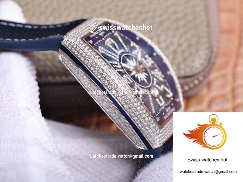 Franck Muller MEN’S Collection V45 SC DT Yachting ZF Factory Blue Dial 6
