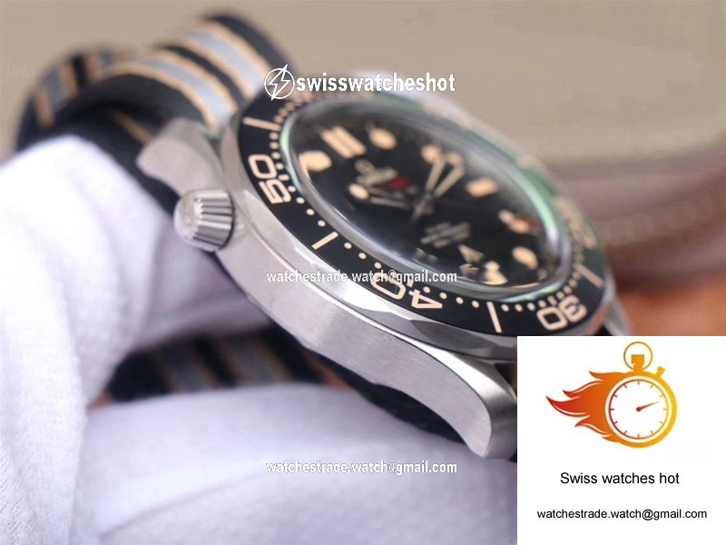 Omega Seamaster 210.92.42.20.01.001 James Bond 007 VS Factory Black Dial 6