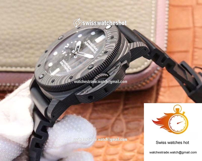 VS Factory Panerai Submersible Marina Militare Carbotech 47MM PAM00979 6
