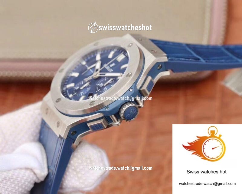 Hublot Big Bang Classic Fusion Chronograph 44mm 301.SX.7170.LR V6 Factory Blue Dial 6