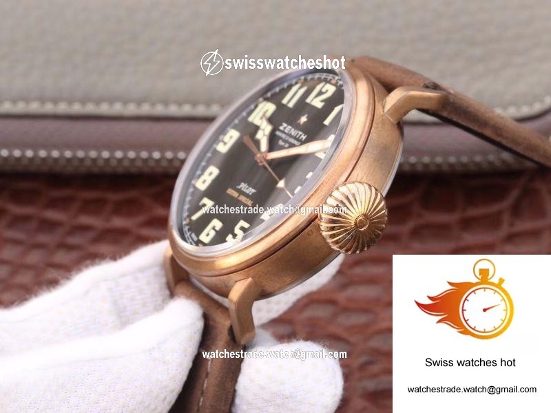 Zenith Pilot Type 20 Extra Special Bronze 29.2430.679.21.C753 XF Factory Black Dial 6