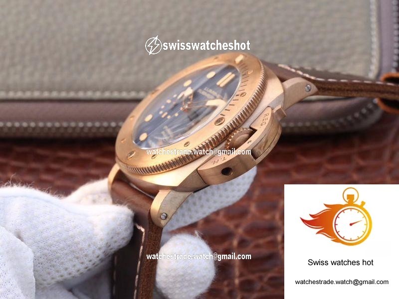 Panerai Luminor Submersible 1950 3 Days Automatic Bronzo PAM671 VS Factory V2 Blue Dial 6