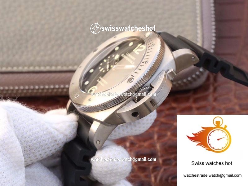 Panerai Luminor Submersible 1950 Amagnetic 3 Days Titanium PAM389 VS Factory V2 Black Dial 6