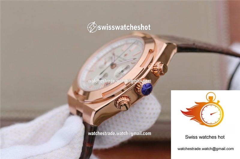 Vacheron Constantin Overseas Chronograph 5500V/000R-B074 8F Factory Silver Dial 6