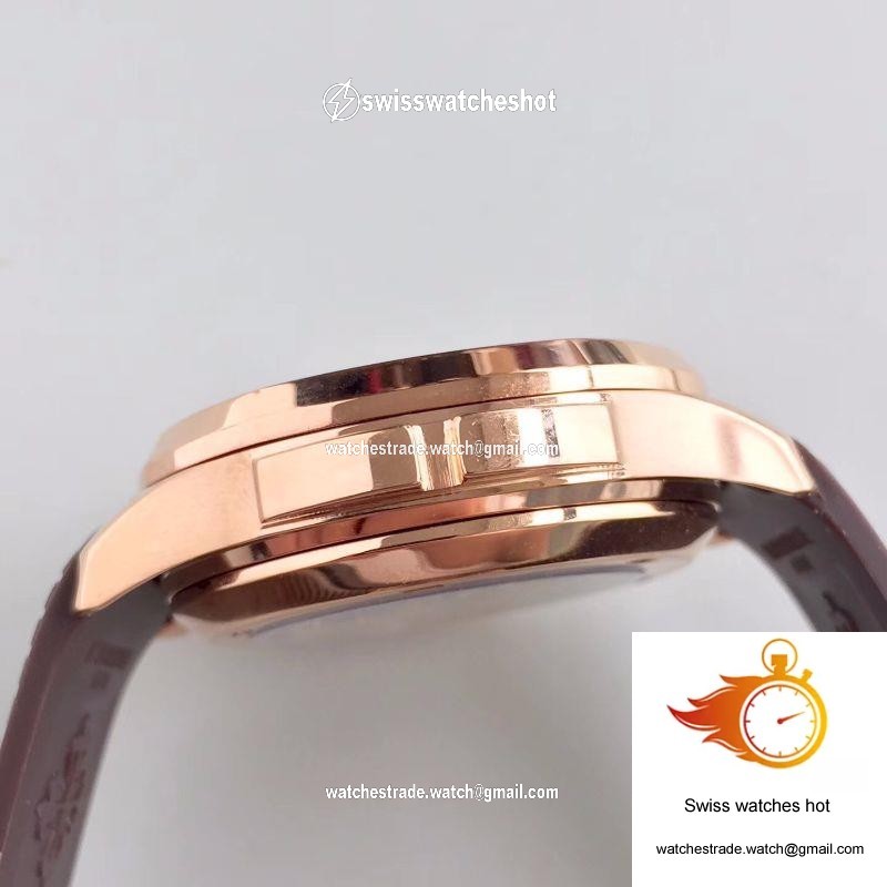 Patek Philippe Aquanaut Travel Time 5164R-001 Rose Gold Chocolate Dial 6