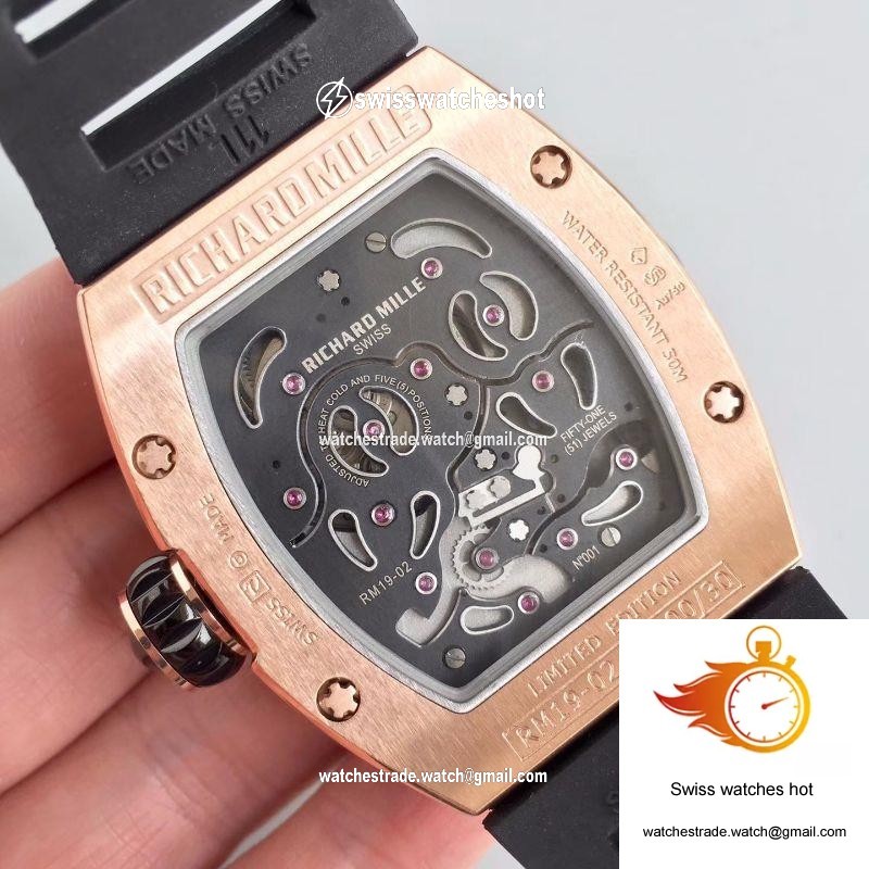 Richard Mille RM19-02 KV Factory Tourbillon Fleur Magnolia Dial 6