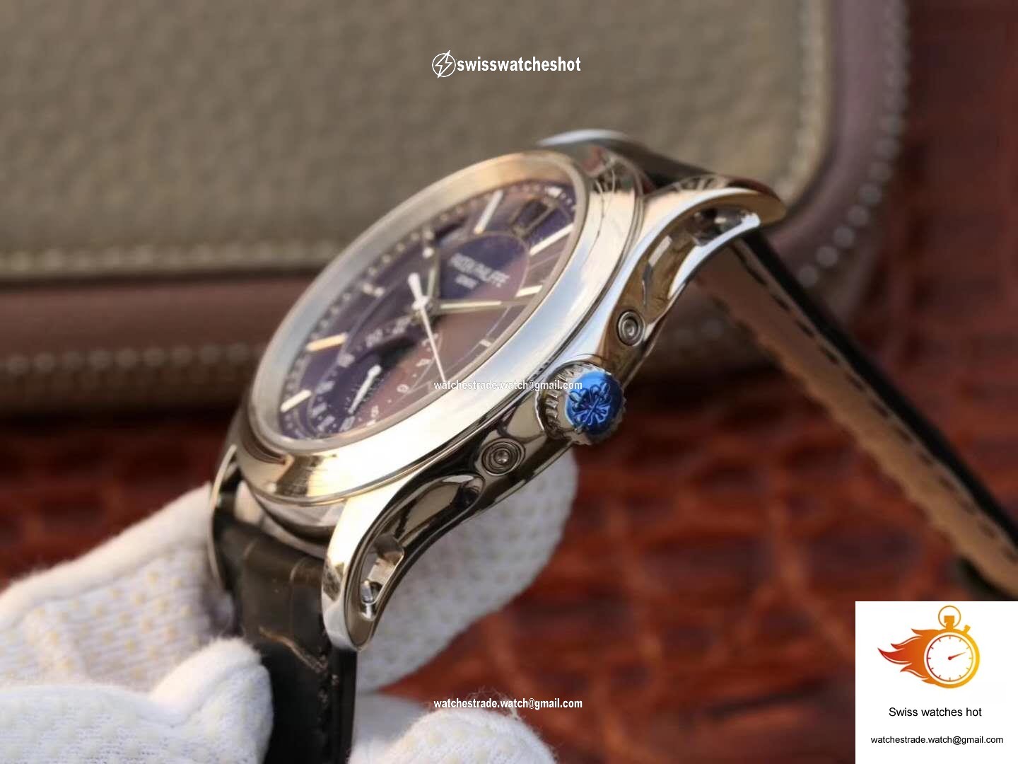 Patek Philippe Annual Calendar 5205G-013 Blue Dial 6