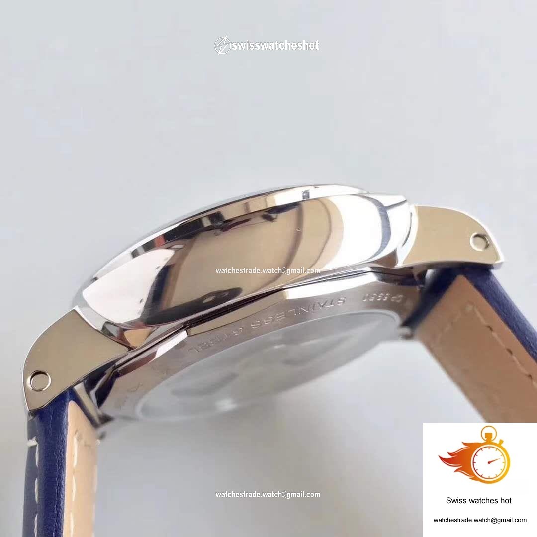 Panerai Luminor 1950 3 Days GMT Acciaio PAM688 VS Factory V2 Blue Dial 6