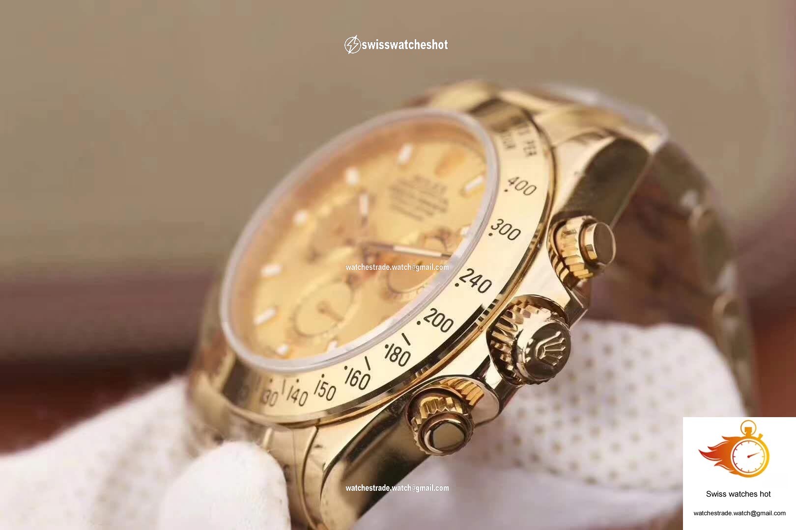 Rolex Daytona Cosmograph 116503 JH Factory Gold Dial 6