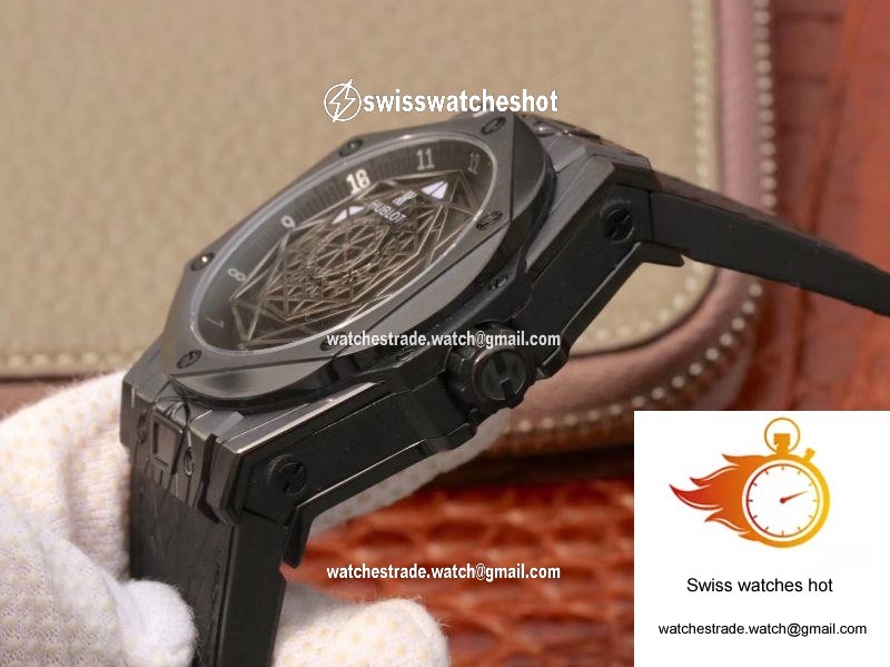 Hublot Big Bang Sang Bleu Magic 415.CX.1112.VR.MXM18 TMF Factory Black Dial 6
