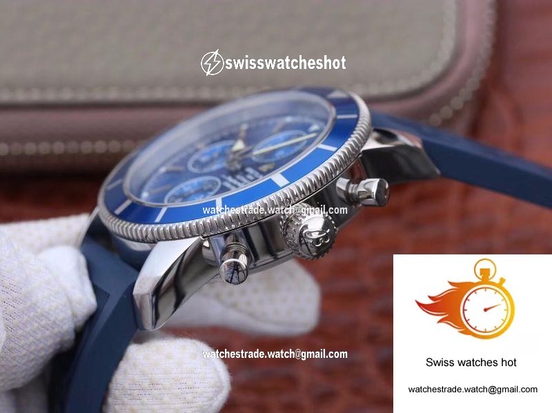Breitling Superocean Heritage II Chronograph A1331216 OM Factory Blue Dial 6