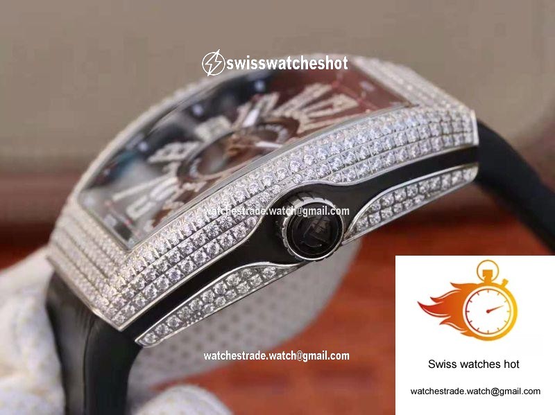 Franck Muller Vanguard V45.SC.DT.D.NBR.CD.5N.NR Black Dial 6