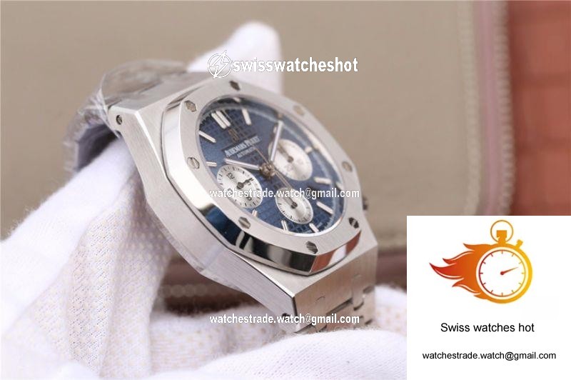 Audemars Piguet Royal Oak Chronograph 26331ST.OO.1220ST.01 OM Factory Blue Dial 6