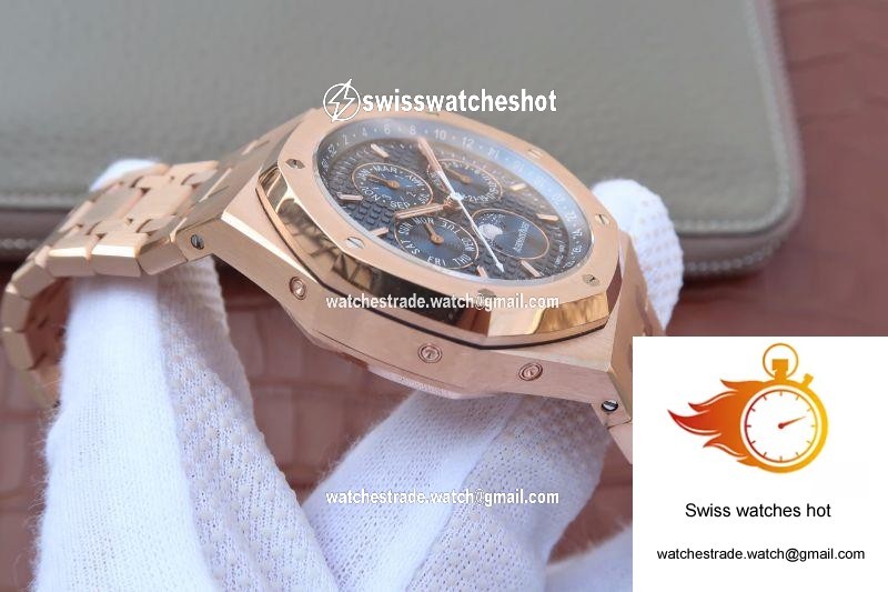 Audemars Piguet Royal Oak Perpetual Calendar 26574OR.OO.1220OR.02 JF Factory Blue Dial 6