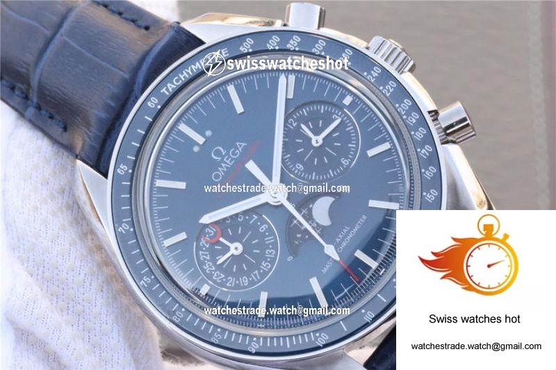 Omega Speedmaster 44.25MM 304.33.44.52.03.001 BF Factory Blue Dial 6