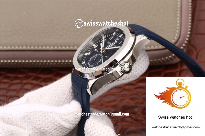 Patek Philippe Aquanaut Dual Time 5164A-001 MP Factory Blue Dial 6