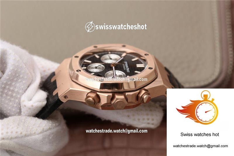 Audemars Piguet Royal Oak Chronograph 26331OR.OO.1220OR OM Factory Black Dial 6