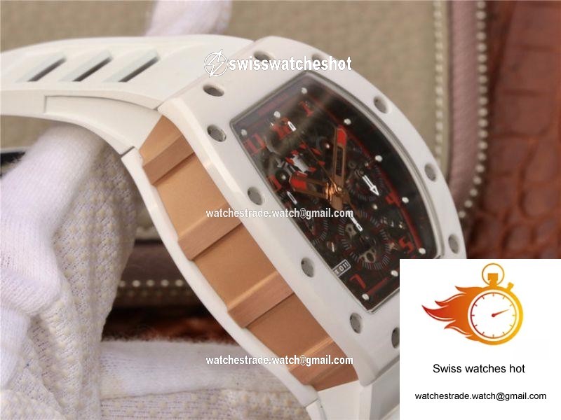 Richard Mille RM011 Felipe Massa Flyback Dubai Chronograph KV Factory Crystal Dial 6