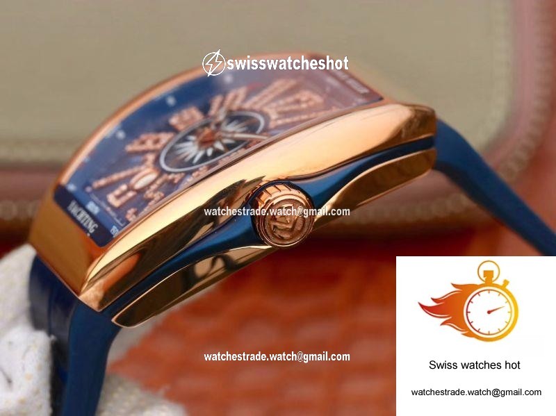 Franck Muller Vanguard V45 25th Anniversary Blue Dial 6