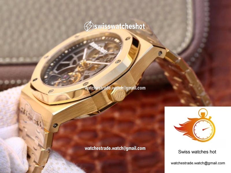 Audemars Piguet Royal Oak Offshore Diver Tourbillon 15407OR.OO.1220ST.01 JF Factory Skeleton Dial 6